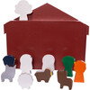 10-Piece Wooden Nativity Set - Accents - 5