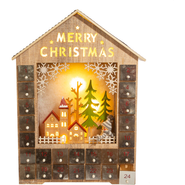 LED Christmas Advent Calendar House - Advent Calendars - 1