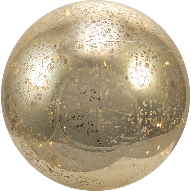 LED Ball Ornament, Gold - Ornaments - 5