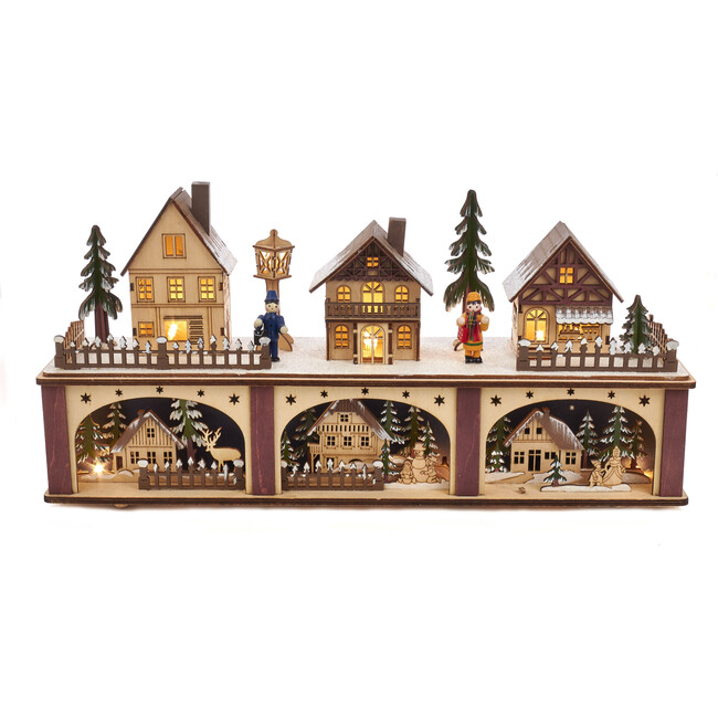 LED Village House Table Accent Piece, Small - Accents - 3