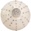 6-Piece Glass Ornament Set, Pearl White - Ornaments - 3