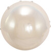 6-Piece Glass Ornament Set, Pearl White - Ornaments - 4