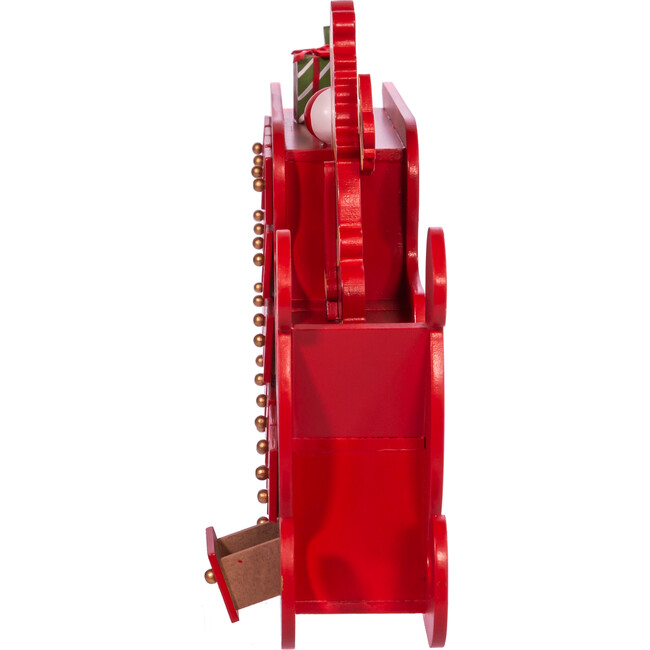 Wooden Santa's Sleigh Advent Calendar - Advent Calendars - 4