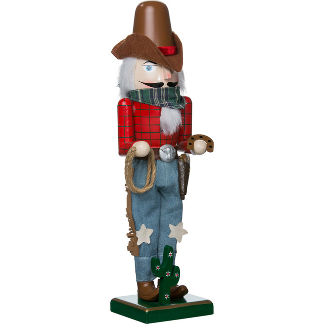 Wooden Cowboy Nutcracker - Nutcrackers - 2