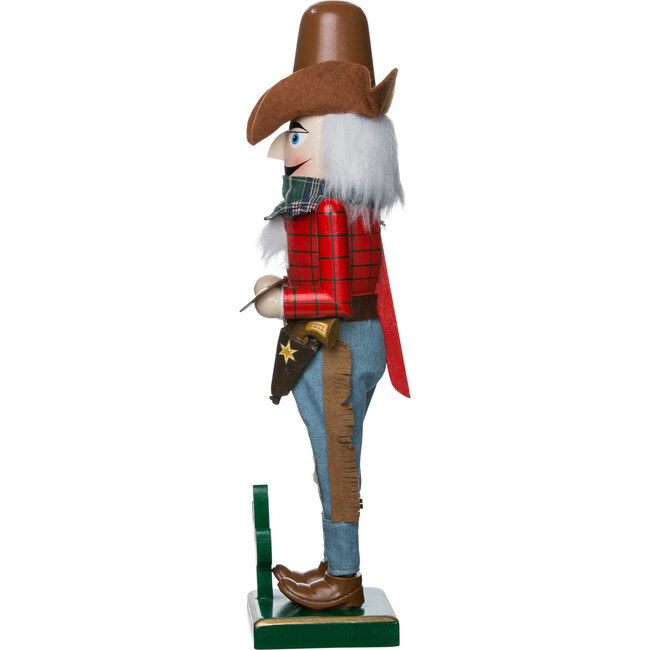 Wooden Cowboy Nutcracker - Nutcrackers - 5