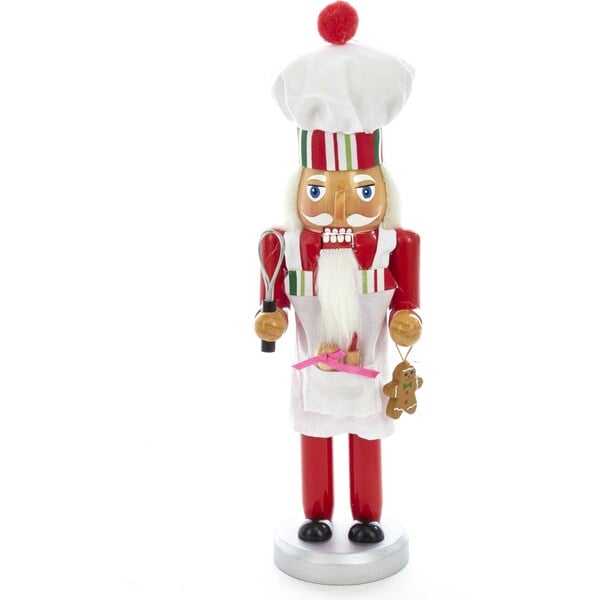 Wooden Chef Nutcracker - Kurt Adler Nutcrackers & Accents | Maisonette