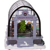 Musical LED Green House Santa Table Accent Piece - Accents - 1 - thumbnail