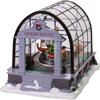 Musical LED Green House Santa Table Accent Piece - Accents - 2