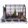 Musical LED Green House Santa Table Accent Piece - Accents - 4