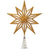 25-Light 10-Point Star Tree Topper, Gold - Toppers - 1 - thumbnail