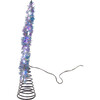 Tinsel Star Tree Topper with LED Lights, Cool White - Toppers - 3