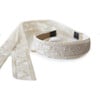 Anna Lace Tie-Back Headband, Off White - Hair Accessories - 2