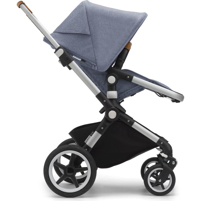 Bugaboo Lynx Complete, Aluminum/Blue Melange - Single Strollers - 4