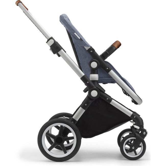 Bugaboo Lynx Complete, Aluminum/Blue Melange - Single Strollers - 8
