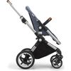 Bugaboo Lynx Complete, Aluminum/Blue Melange - Single Strollers - 8