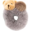 Maureen the Bear Hair Tie, Grey - Hair Accessories - 1 - thumbnail