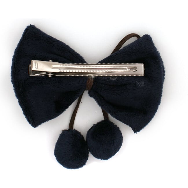 Shaila Hair Clip, Navy - Hair Accessories - 3