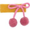 Estella Hair Clip, Yellow and Pink - Hair Accessories - 1 - thumbnail