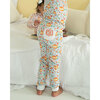 Pumpkin Patch Pima Cotton Pajama Set, Blue - Pajamas - 3