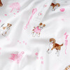 Pink Pawprints Pajama Set, Pink - Pajamas - 2 - thumbnail