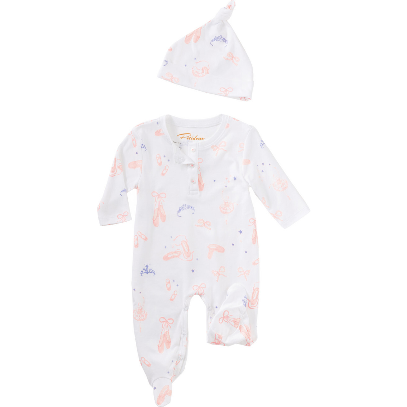 Ballet Dreams Onesie & Hat, Pink - Mixed Apparel Set - 1