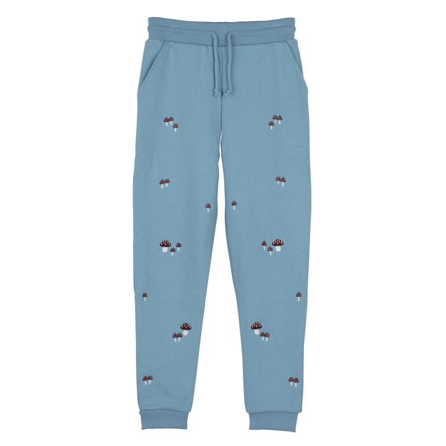 Daphnee Sweatpants, Delphinium Blue Mushrooms