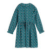 Gigi Dress, Petrol Pansies - Dresses - 3