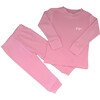 Little Kid Pajama Set, Pink - Pajamas - 1 - thumbnail