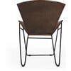 Felix Iron & Leather Accent Chair, Medium Brown - Accent Seating - 4