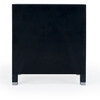 Keros 3 Drawer Raffia Chest, Navy/White - Dressers - 7