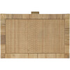 Corfu 3 Drawer Natural Raffia Chest, Natural/White - Dressers - 8