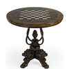 Carlyle Fossil Stone Game Table, Multi - Accent Tables - 2