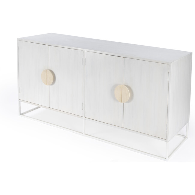 Lennasa Wooden Dresser, White - Dressers - 1