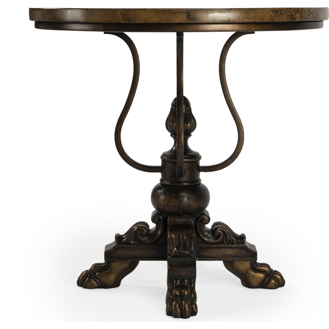 Carlyle Fossil Stone Game Table, Multi - Accent Tables - 6