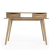 Serafimida Writing Desk, Natural Wood - Desks - 4