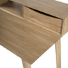 Serafimida Writing Desk, Natural Wood - Desks - 5