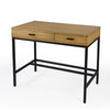 Hans 2-Drawer Writing Desk, Natural - Desks - 1 - thumbnail