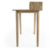 Serafimida Writing Desk, Natural Wood - Desks - 6