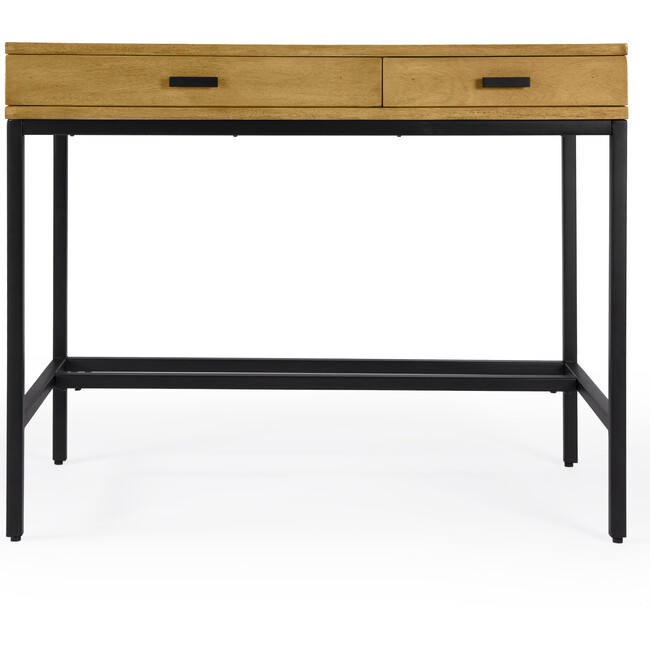 Hans 2-Drawer Writing Desk, Natural - Desks - 3