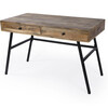 Reison Wooden Desk, Natural - Desks - 1 - thumbnail