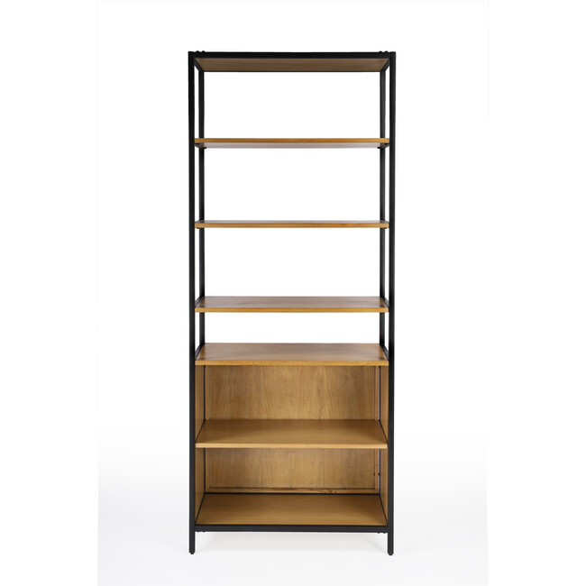 Hans Etagere Bookcase with Doors, Natural Butler Bookcases & Toy