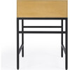 Hans 1 Drawer Wood and Iron End Table, Natural - Accent Tables - 6