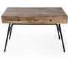 Reison Wooden Desk, Natural - Desks - 3