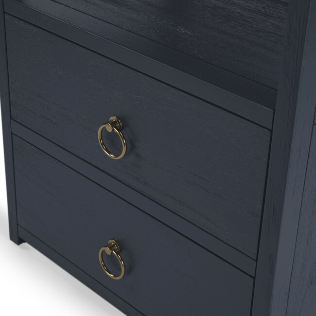 Lark Nightstand, Navy - Nightstands - 5