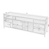 Hans Wood and Iron Storage Tv Stand, Natural - Accent Tables - 9