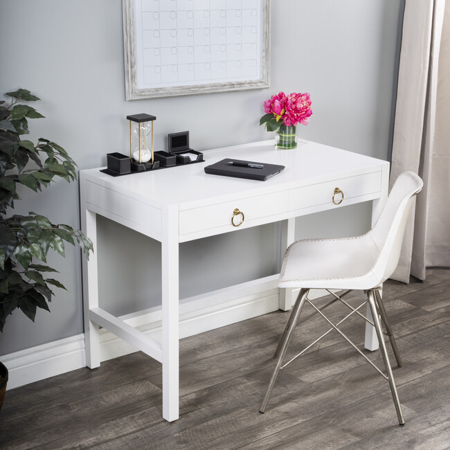 Lark Desk, White