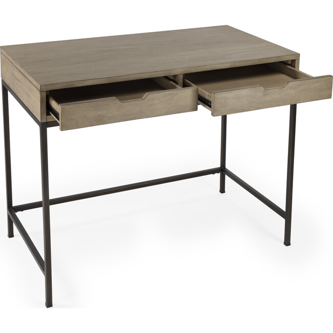 Belka Natural Desk with Drawers, Natural - Desks - 8