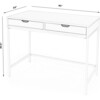 Belka Natural Desk with Drawers, Natural - Desks - 9