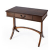 Alta 1 Drawer Writing Desk, Cherry Brown - Desks - 1 - thumbnail