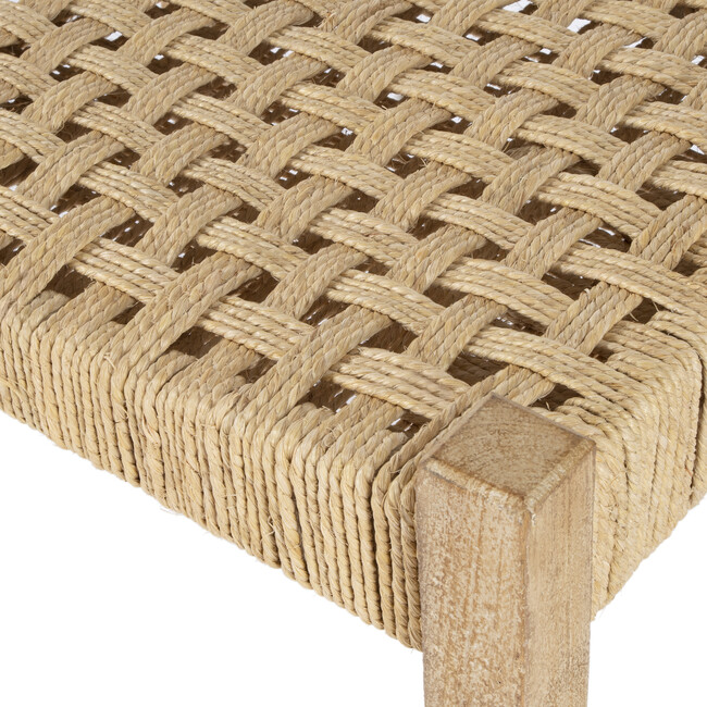 Garner Woven Jute Stool, Natural - Ottomans - 3